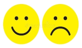 Счастливые и грустные значки стороны Иллюстрация штока - иллюстрации  насчитывающей людск, люди: 142846484